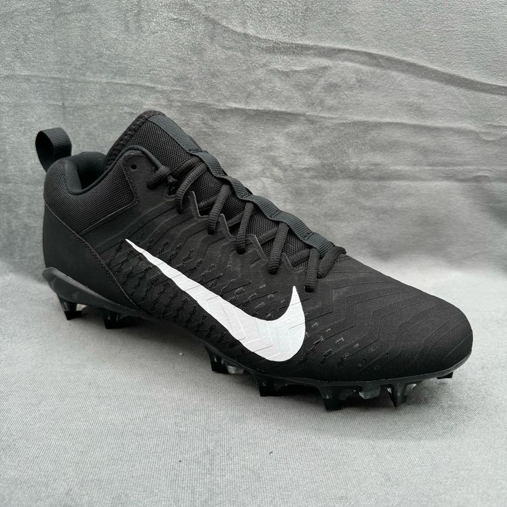 Nike Alpha Menace Pro‎ 2 Shoes Low Football Cleats Men’s 12 Black White